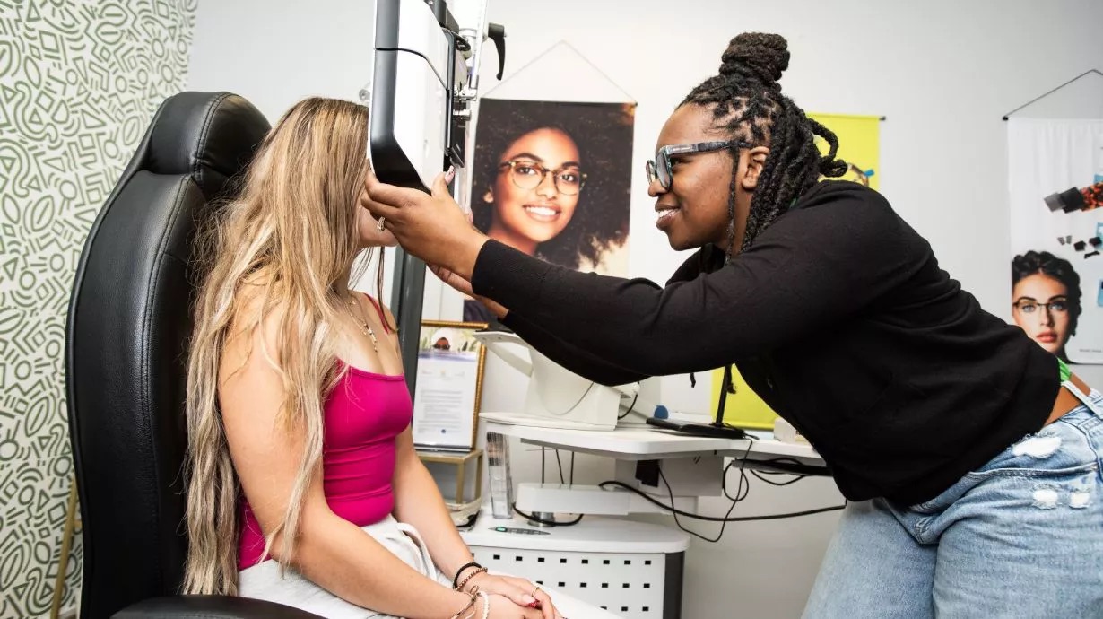 Turner’s passion for eye care keeps her motivated to grow her business and her skills. Photo credit: Octavio Jones.