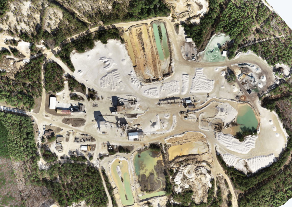 Luggoff plant aerial view
