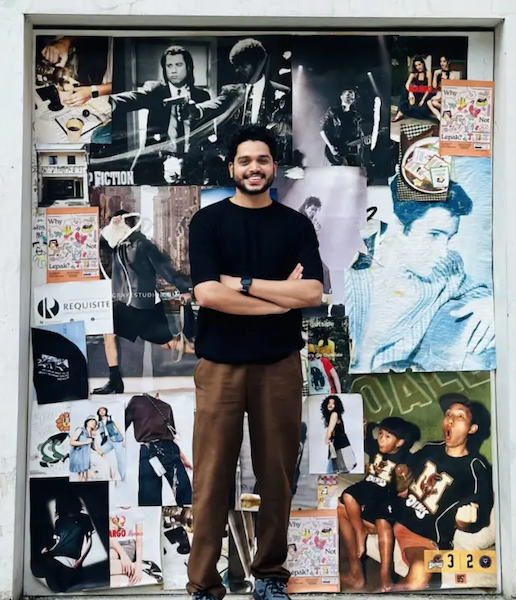 Akhil shown with a montage of family photos.