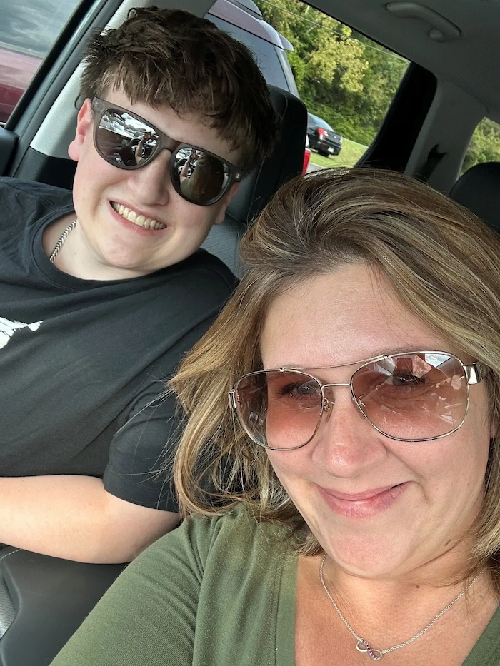 Terah and her son.
