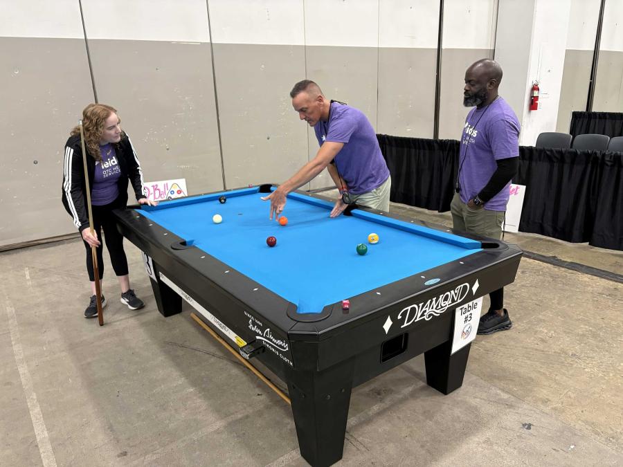 people playing pool
