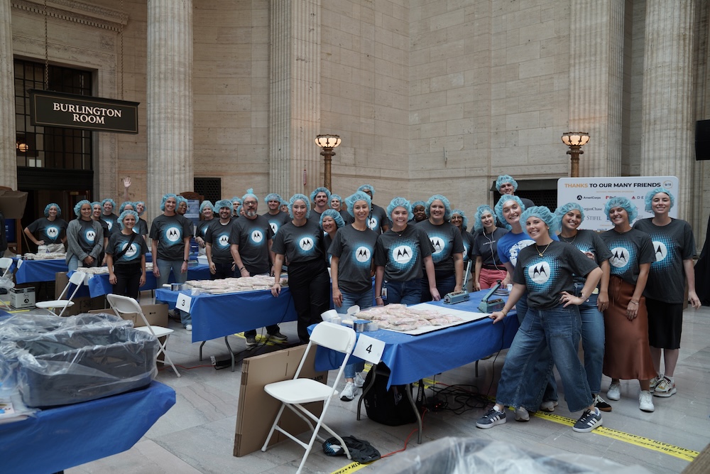 Group photo of volunteers
