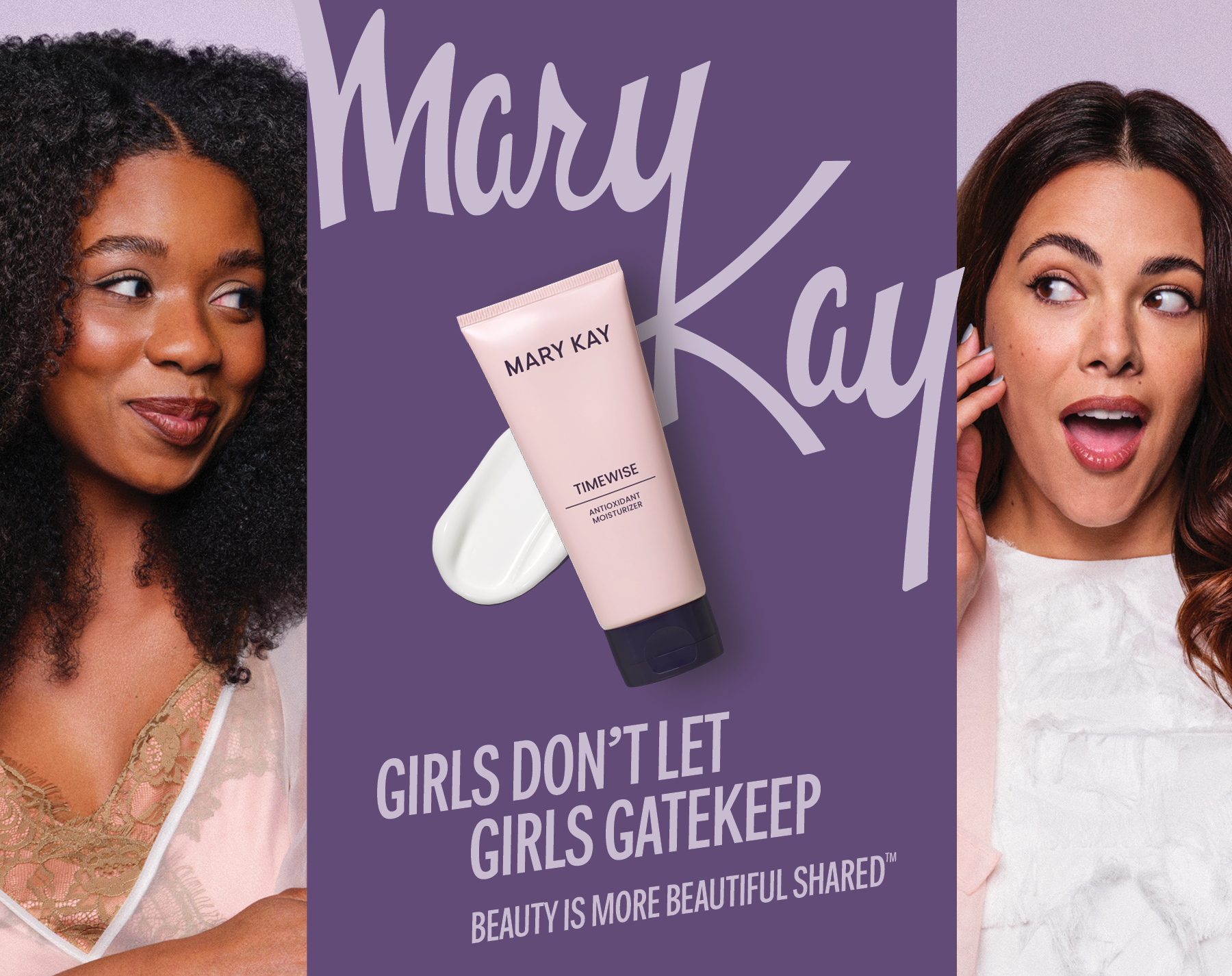 "GIRLS DON'T LET GIRLS GATEKEEP BEAUTY IS MORE BEAUTIFUL SHARED™"
