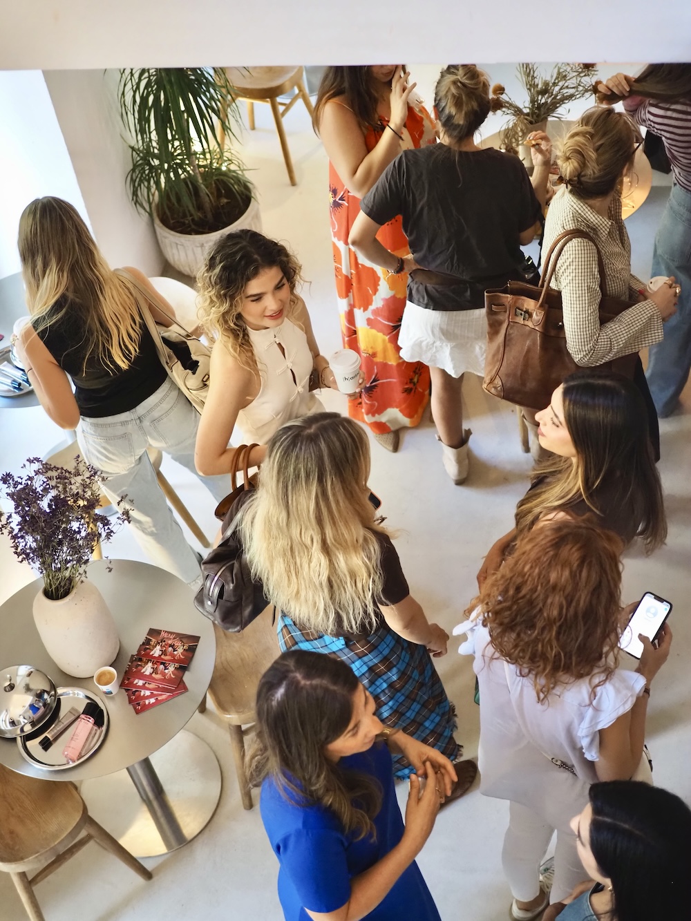 Group of women speaking together