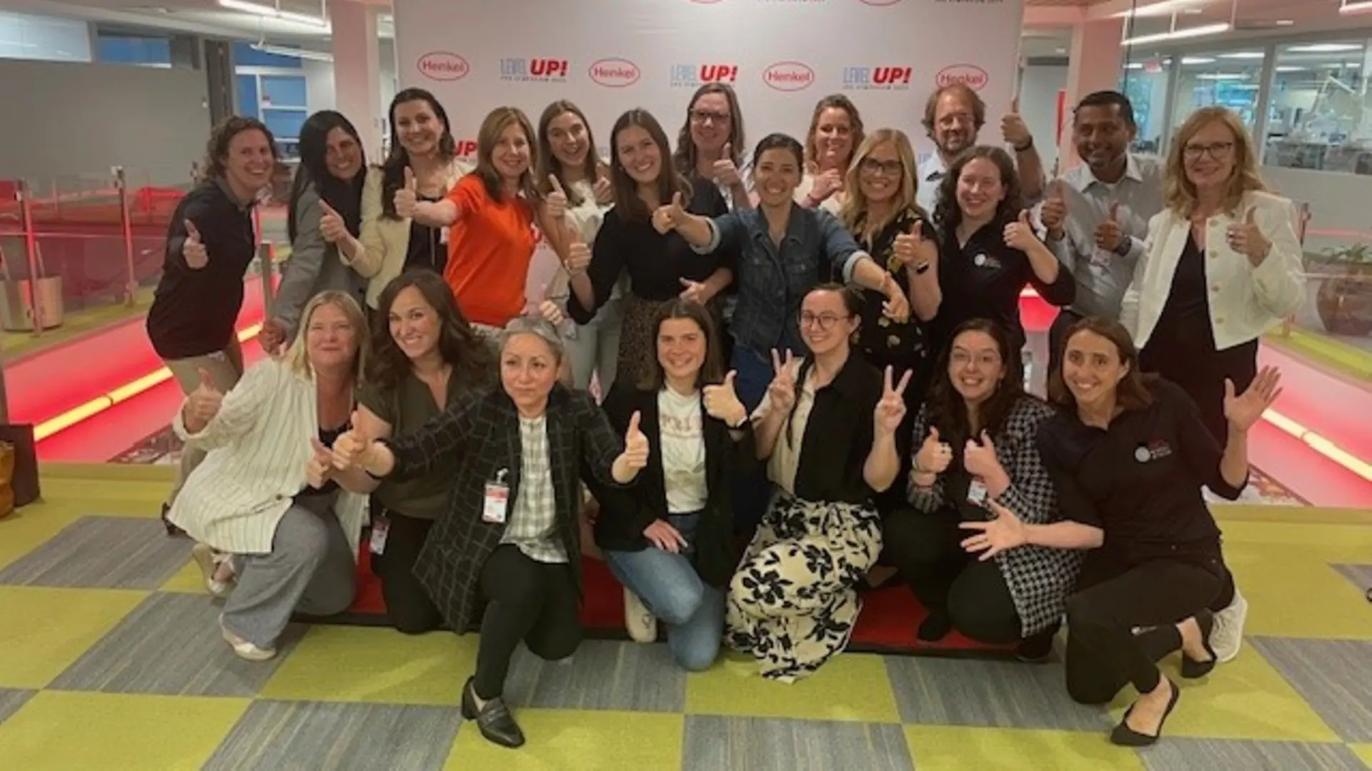 Group photo of women’s employee resource group