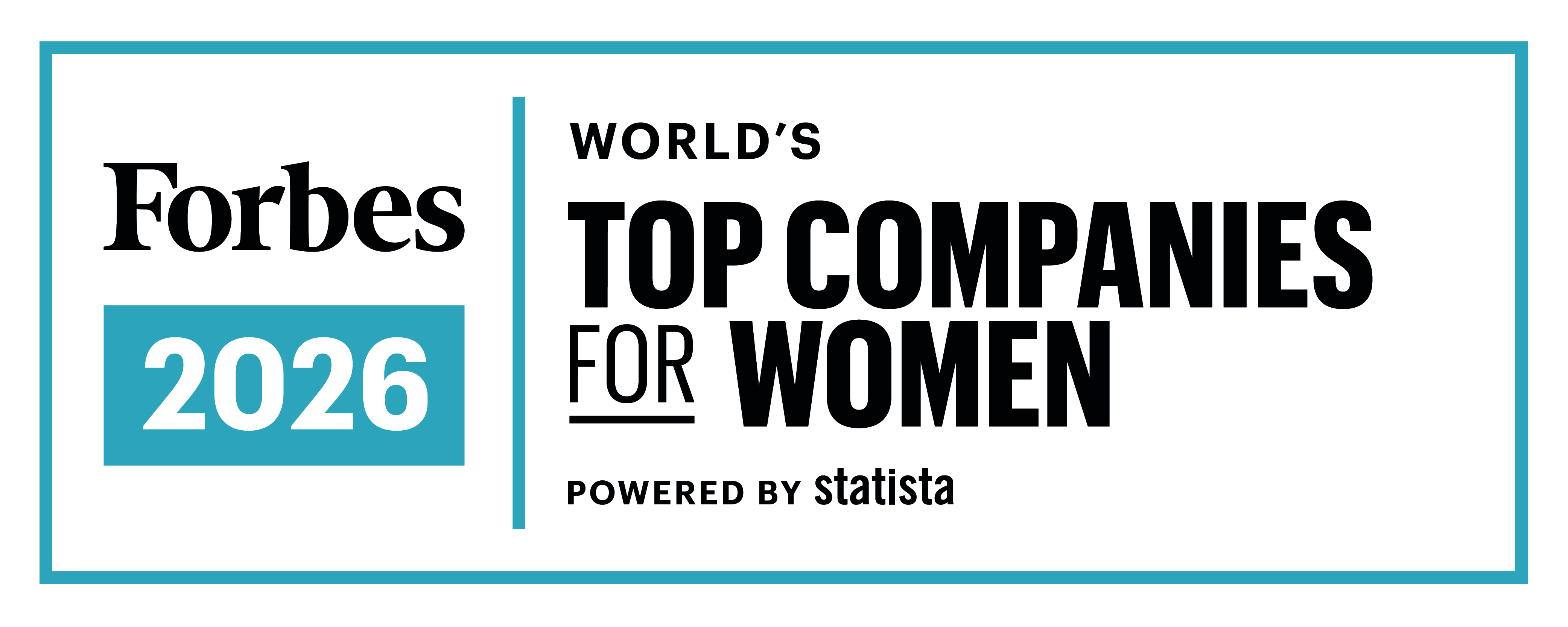 Forbes World's Top Companies for Women logo