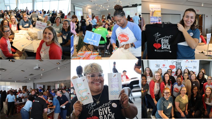 Collage of volunteers