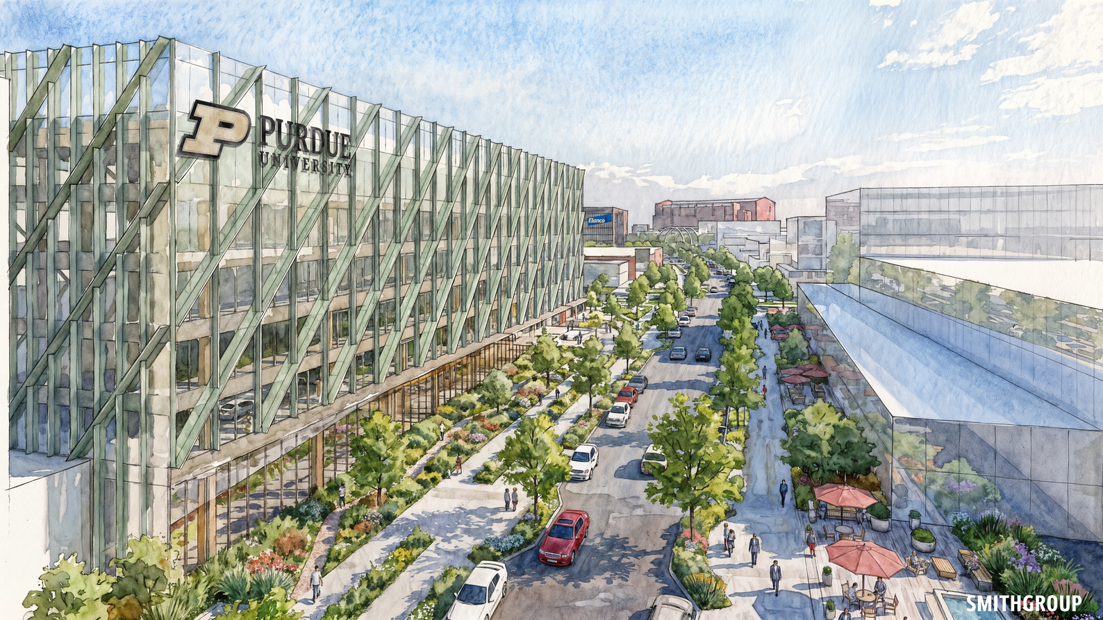Rendering of One Health Research Institute