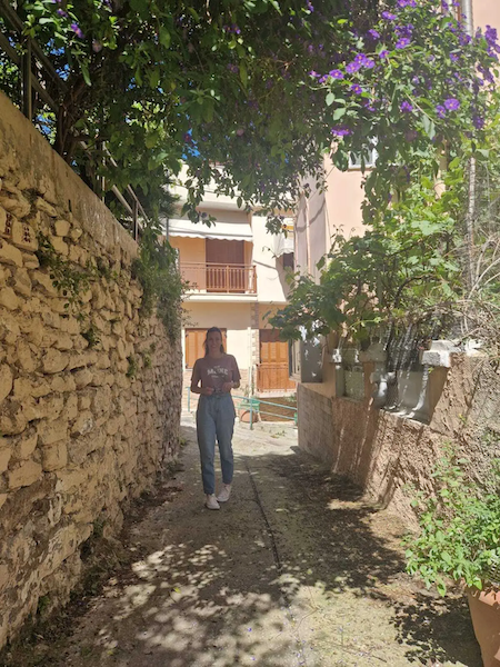 Andjela outside