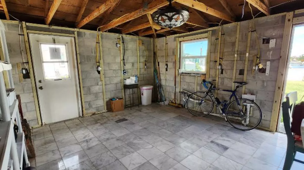 gutted kitchen