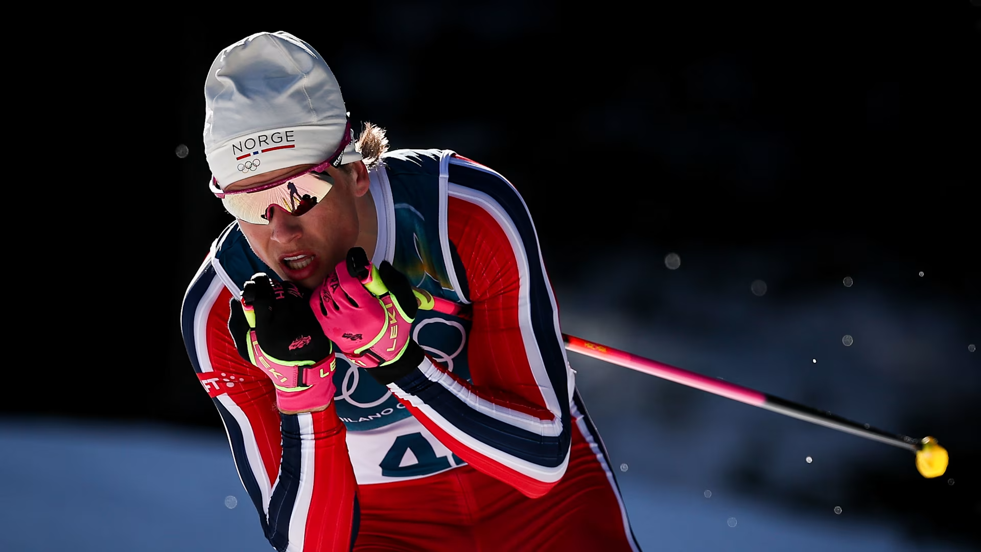 Olympic skier