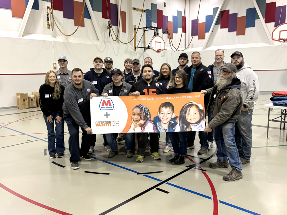 group photo of Marathon Employees