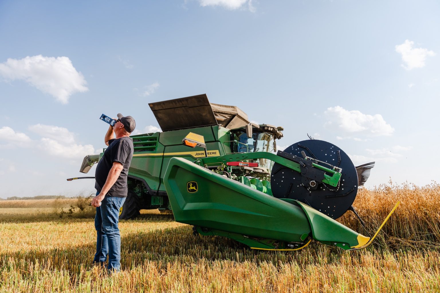 farmer with tractor