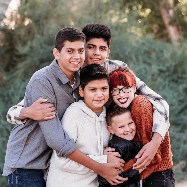 Scott Robinson and his family.