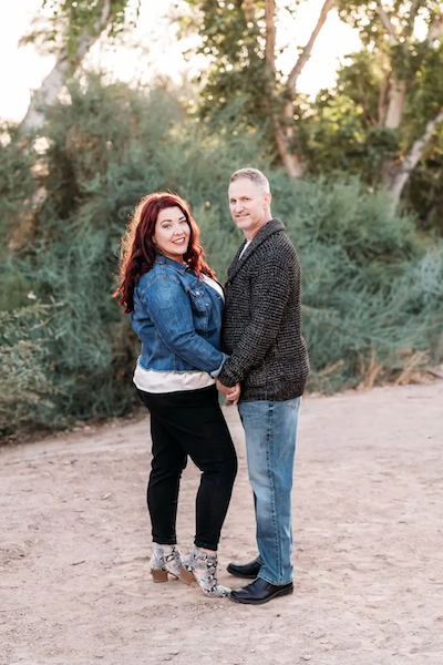 Scott and his wife.