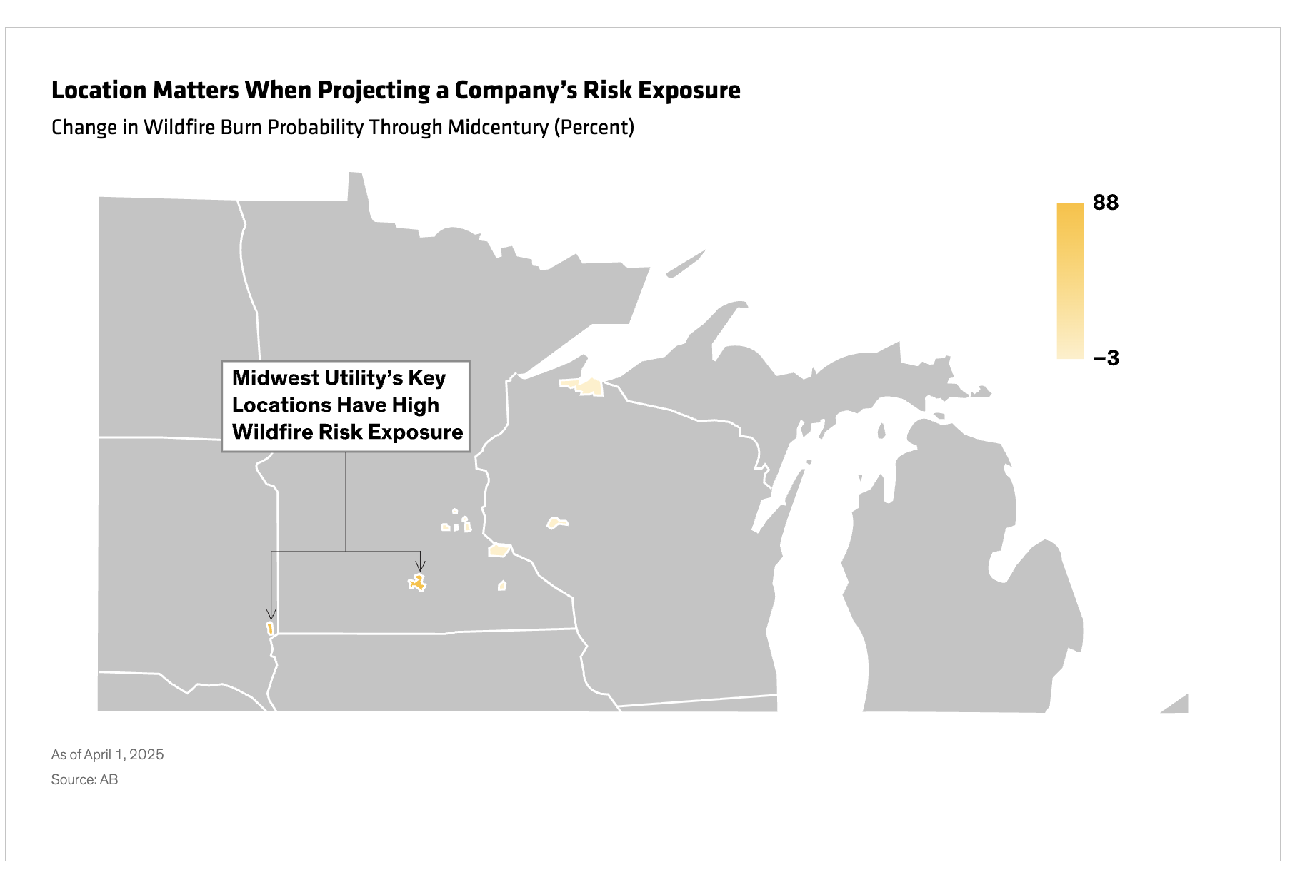 Location Matters when projecting a company's risk exposure.