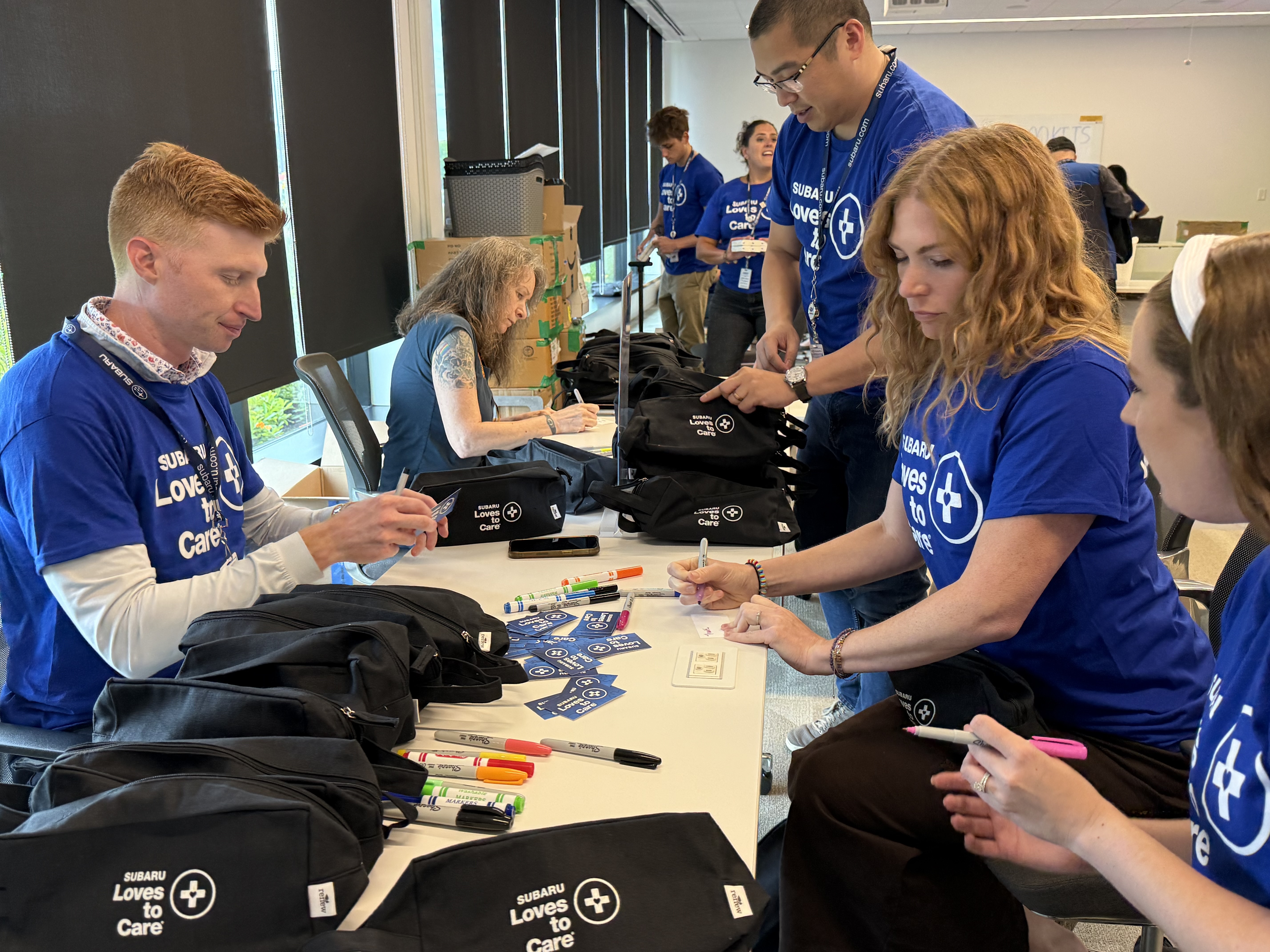 Along with the $35,000 donation to The Cooper Foundation, Subaru volunteers also assembled 1,000 personalized thank-you kits for nurses and staff at Cooper University Health Care. The kits were delivered as a show of gratitude for the hard work they put forth each day.  