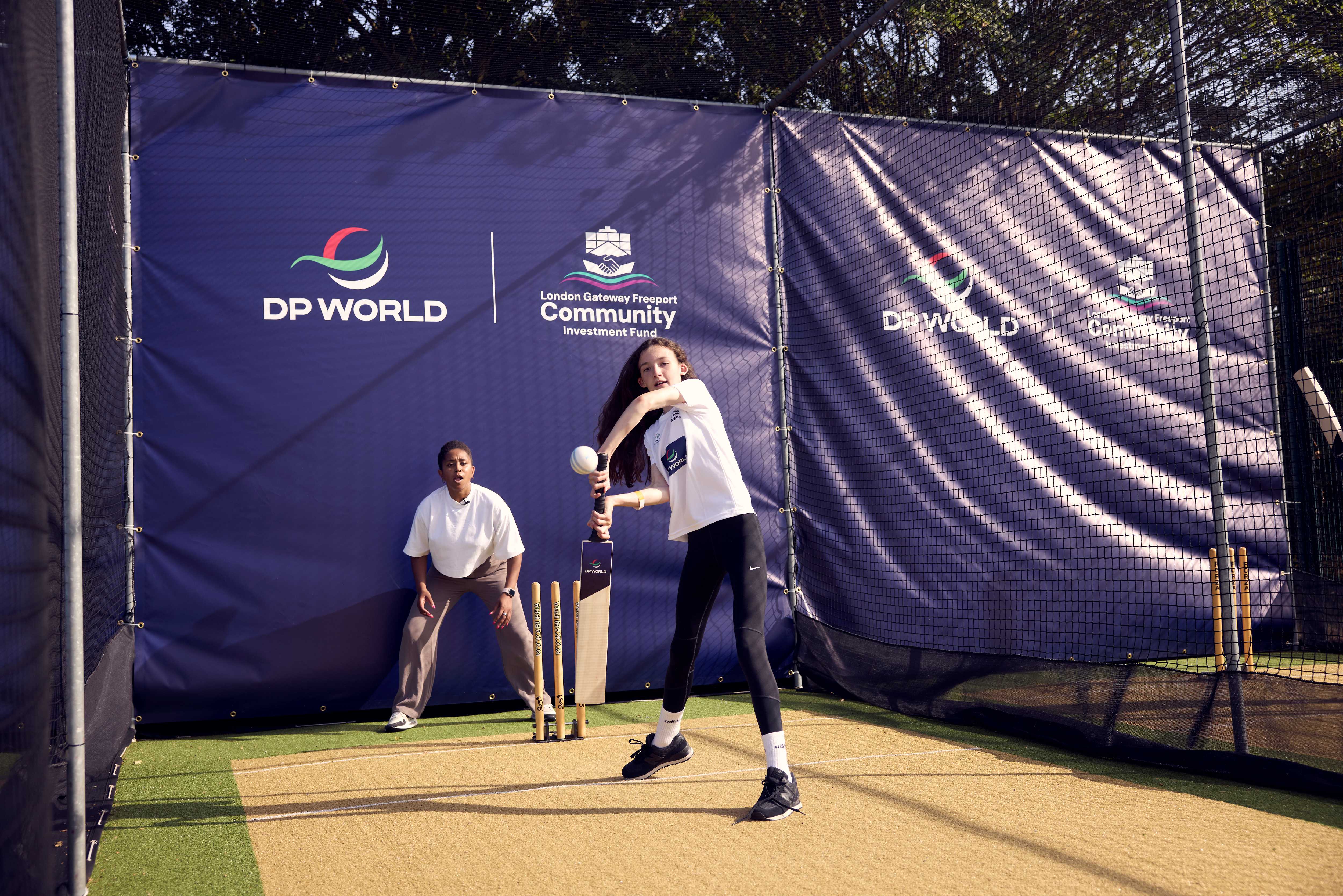 Former England cricketer and commentator Ebony Rainford-Brent MBE joined the celebration, inspiring the next generation of players.