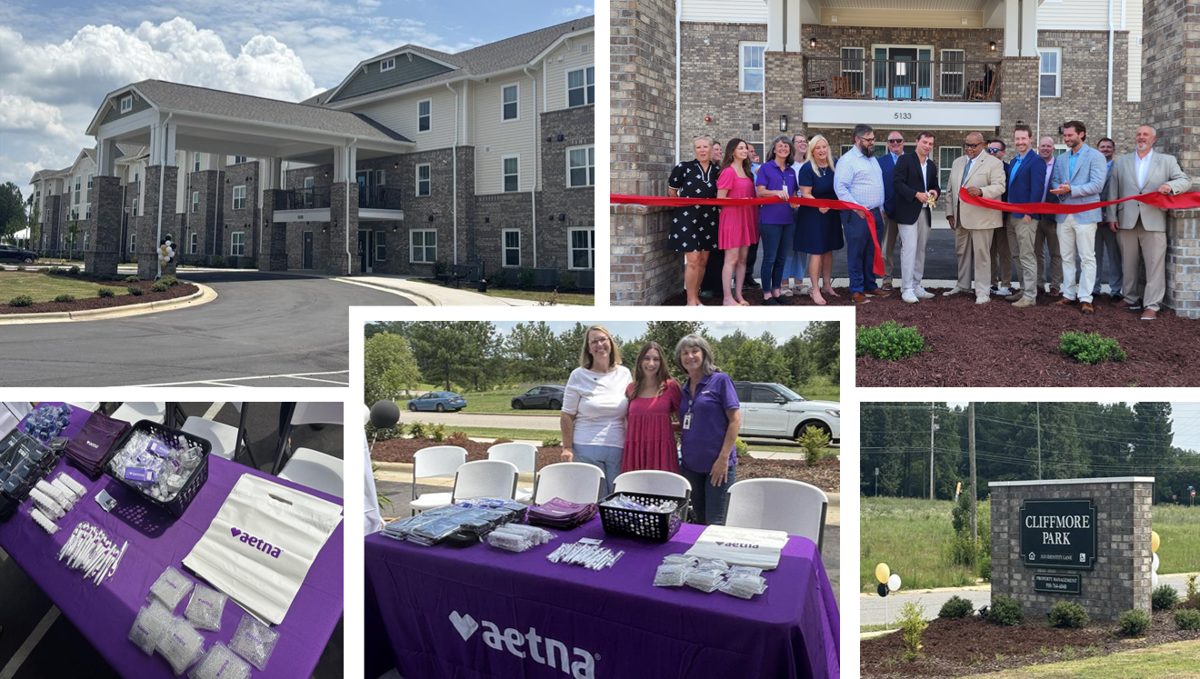 Grand opening photo collage