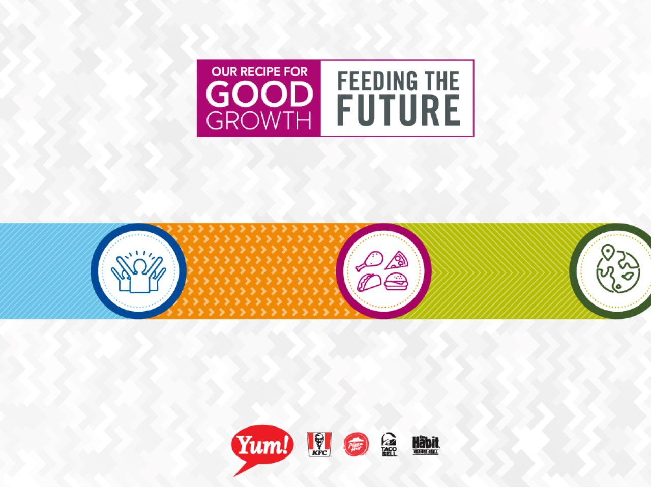"Our recipe for good growth. Feeding the future"