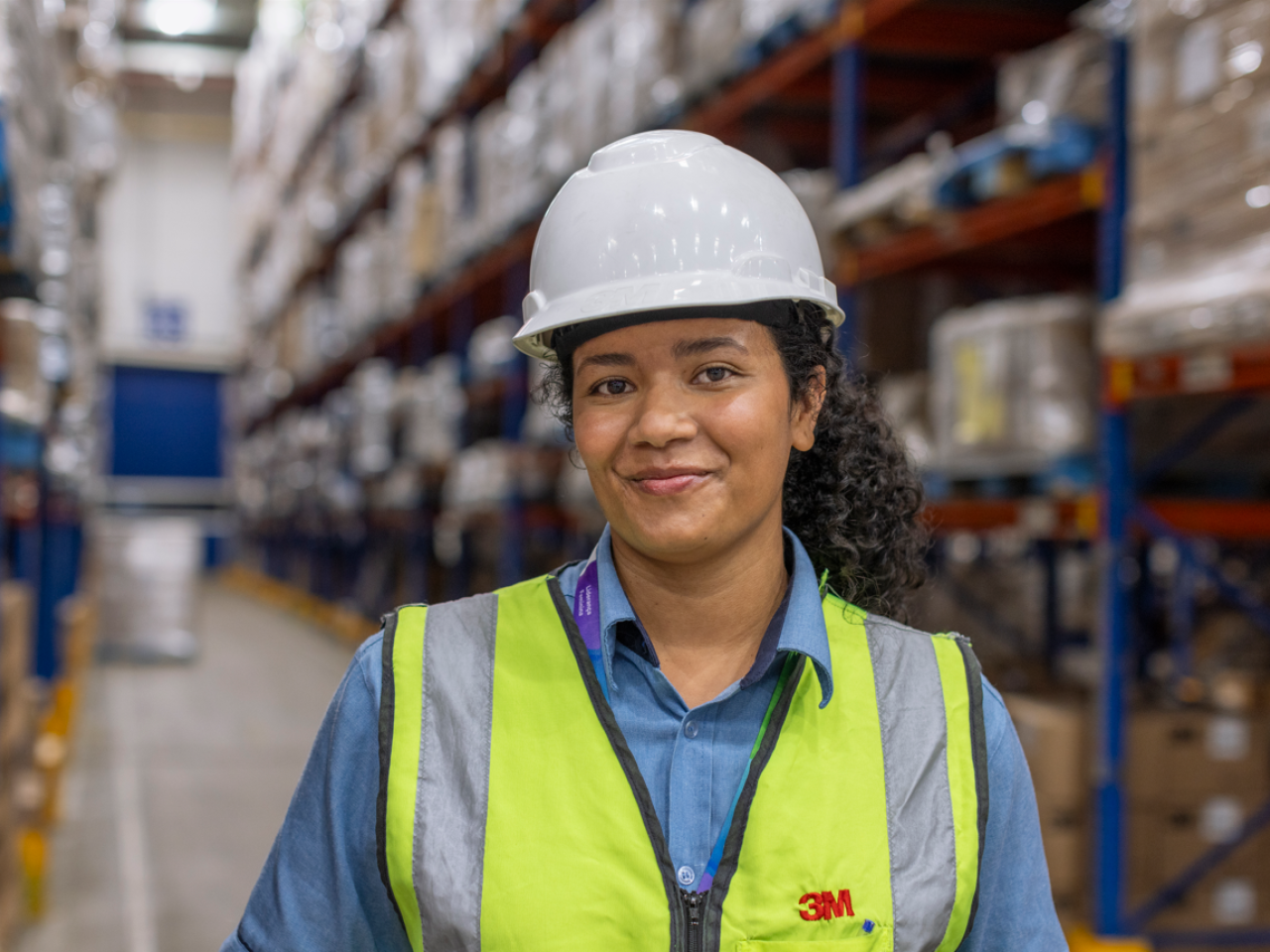 Employee at 3M Clinton facility.