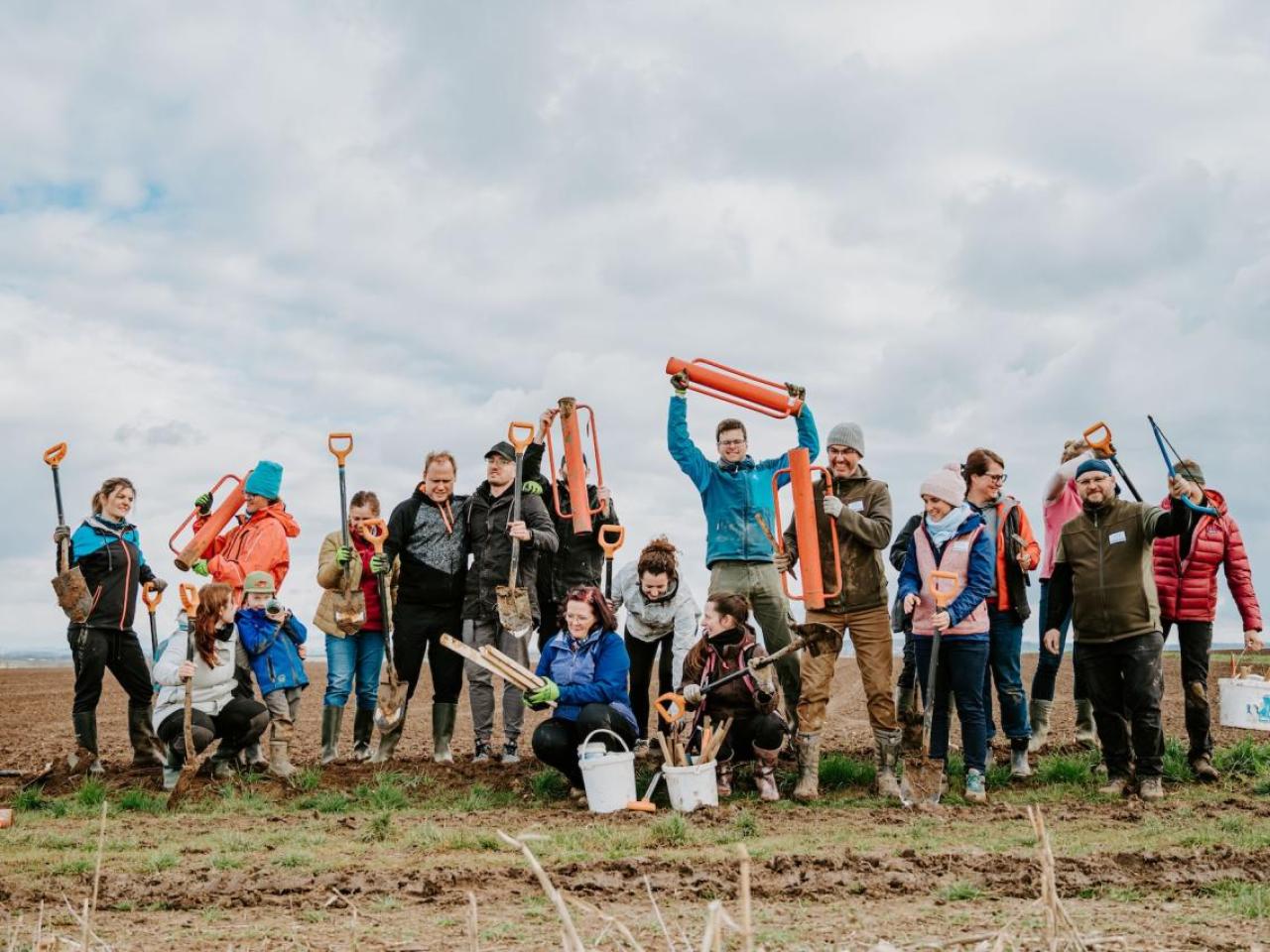 Group photo of volunteers