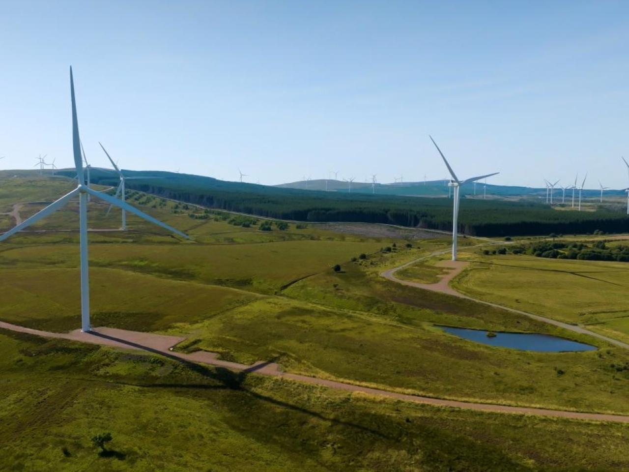 3 wind turbines