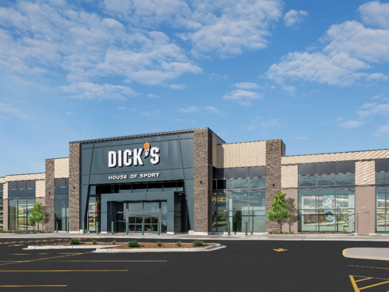 DICK'S Sporting Goods outside of store.