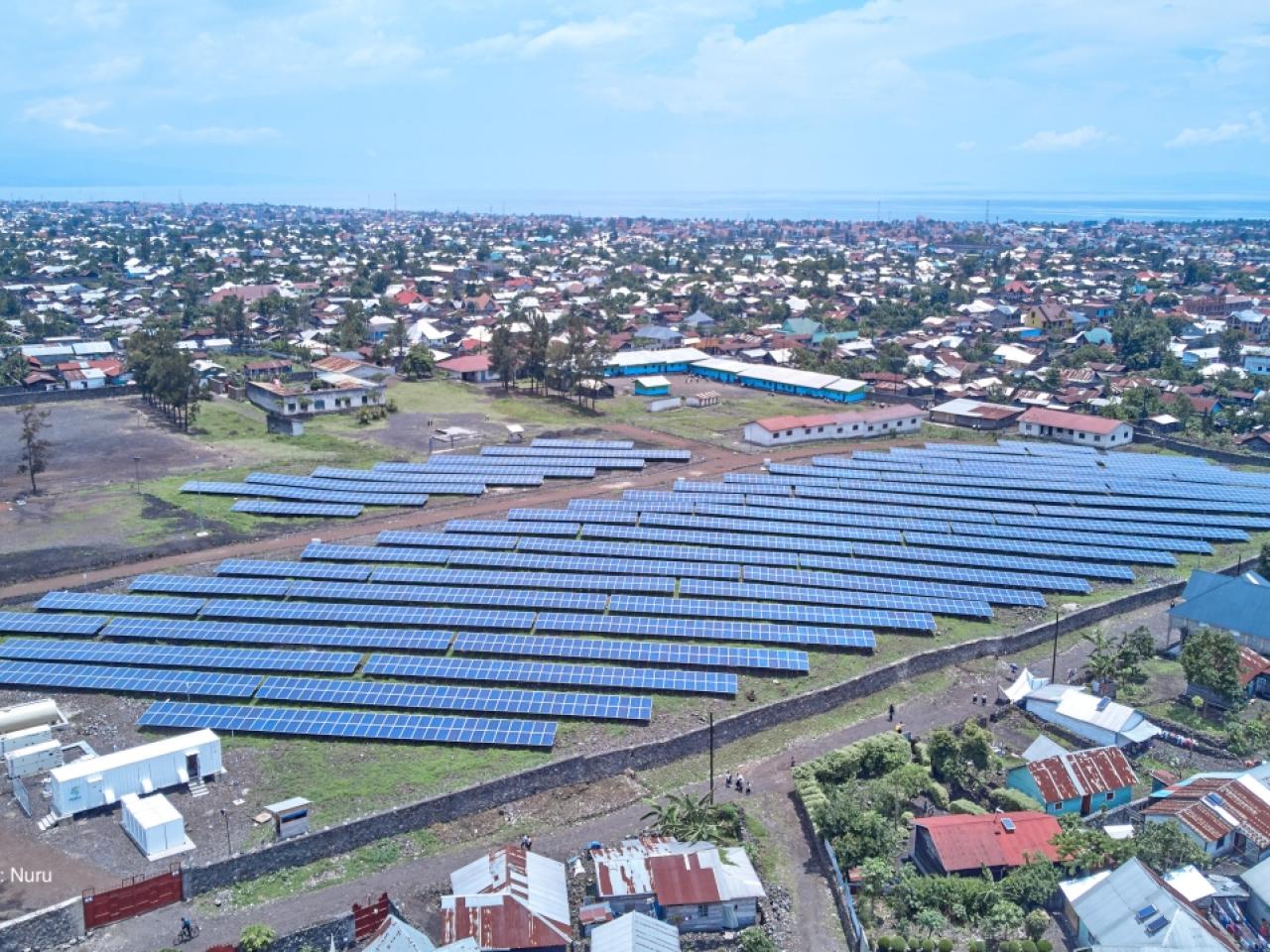1.3 MW solar system in Goma, DRC