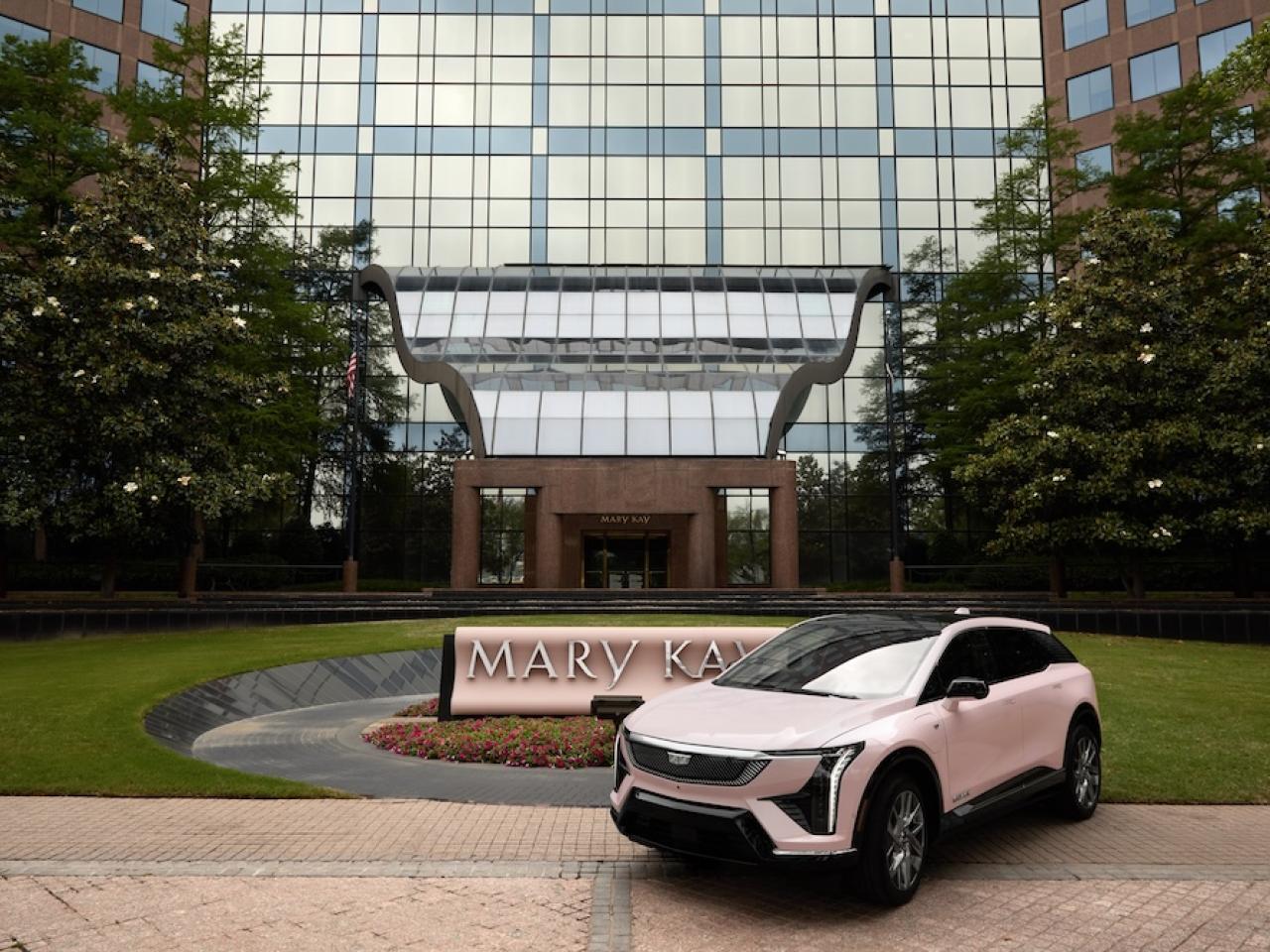pink Cadillac OPTIQ
