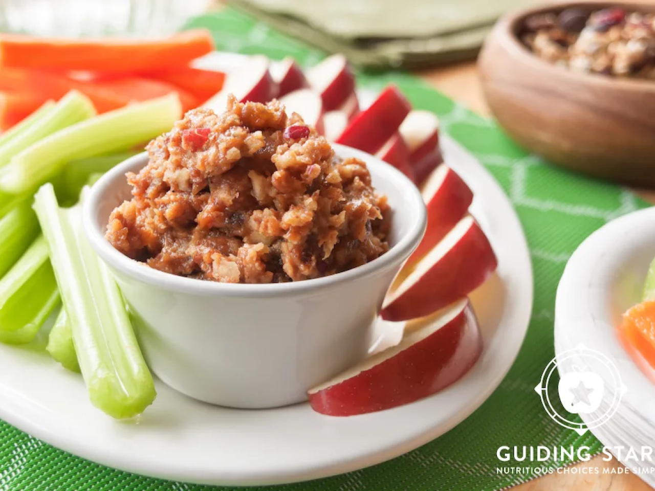Fruity Peanut Butter Dip – 3 Guiding Stars