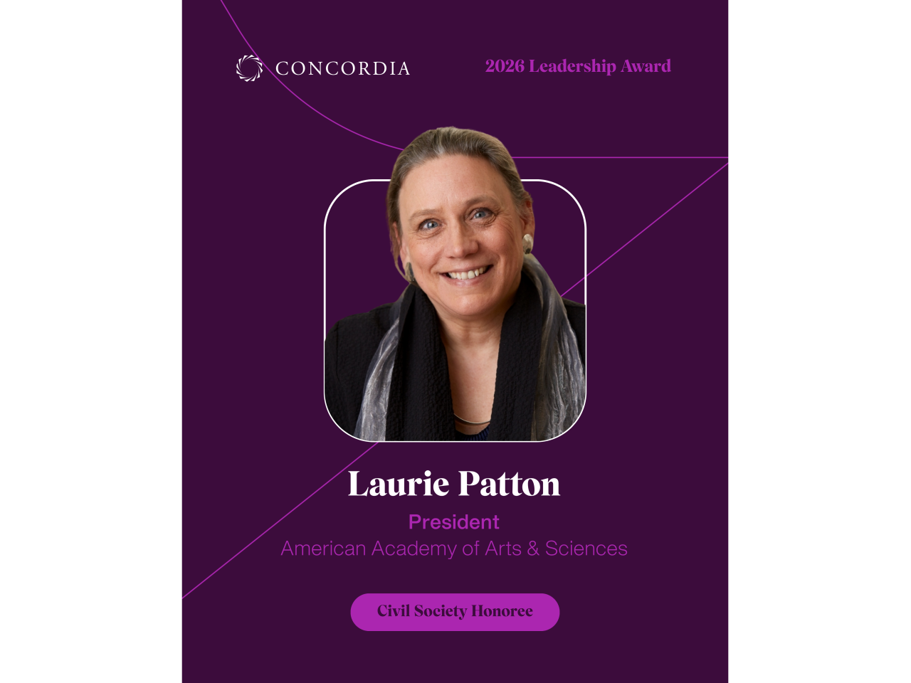 American Academy President Laurie Patton