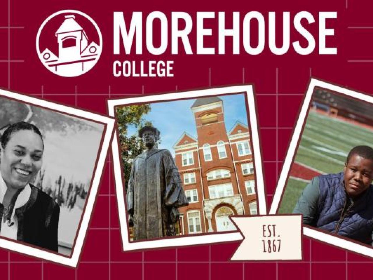 Five separate photo's related to Morehouse College