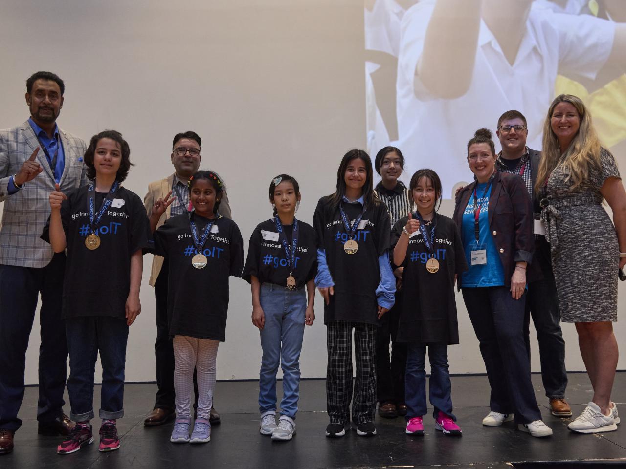 group image of award presentation