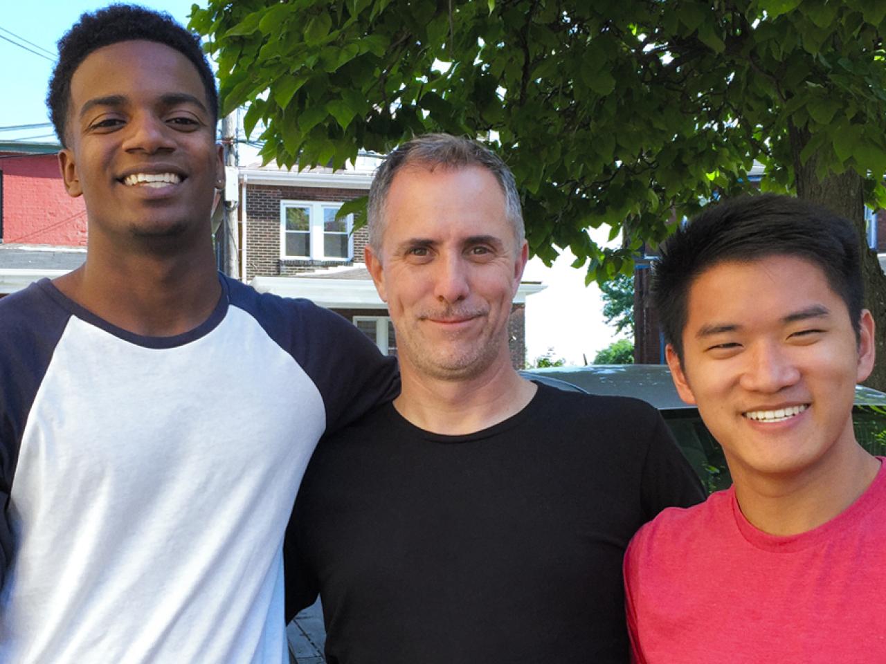 Dr. Rodney and his two children.