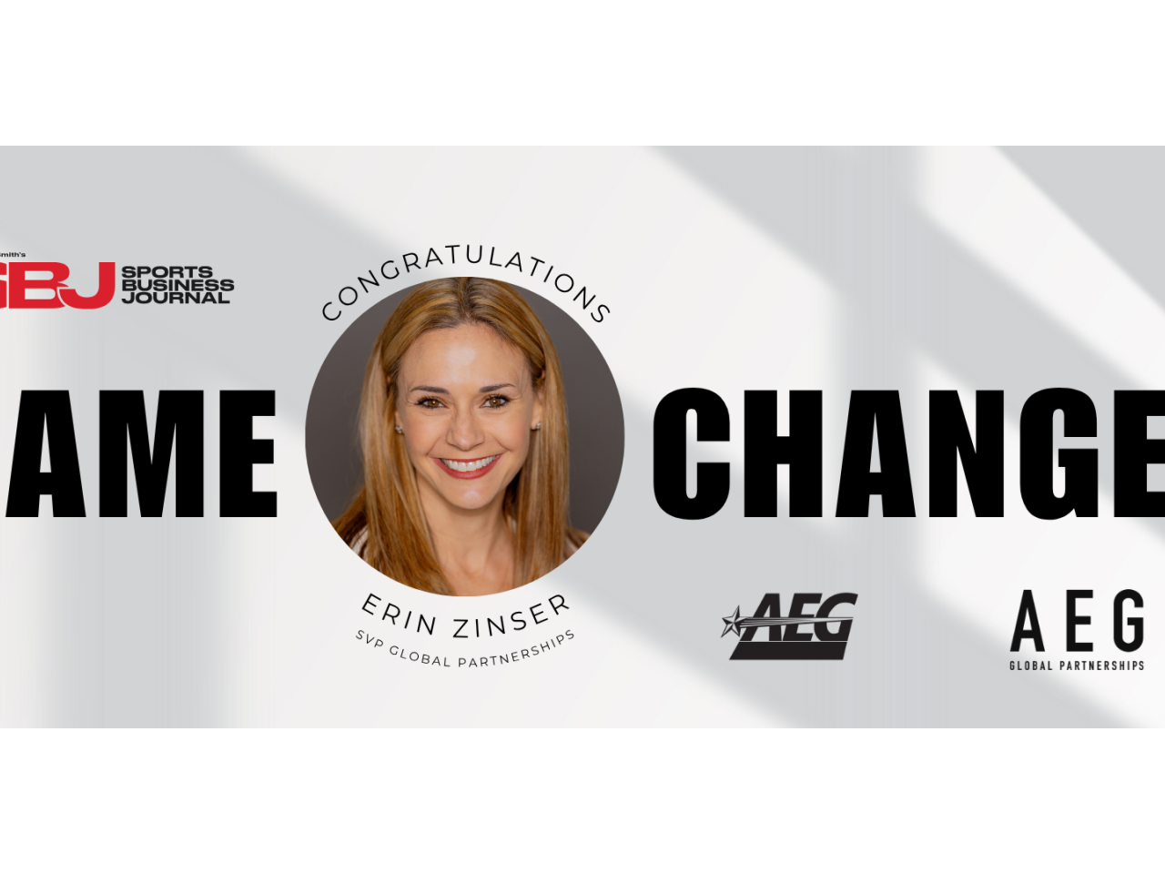Erin Zinser Named to Sports Business Journal's Game Changers Class of 2026 