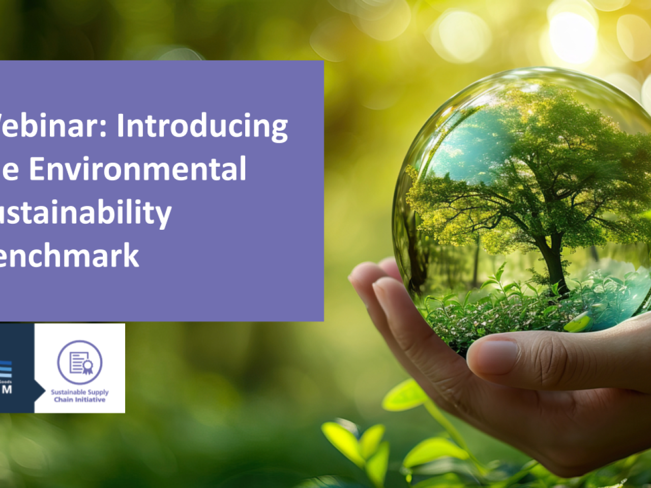 Cover image Webinar: Introducing the Environmental Sustainability Benchmark