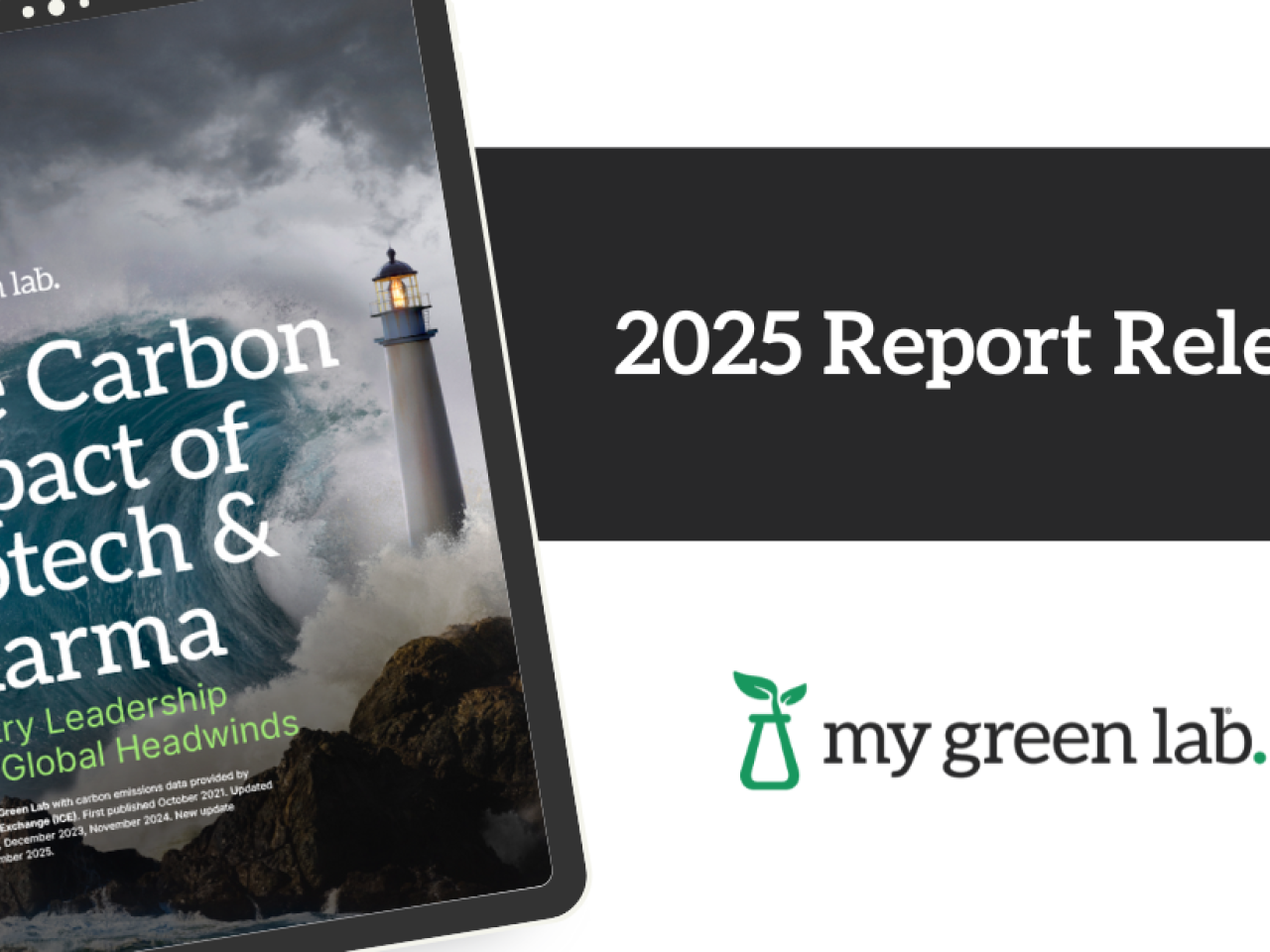 2025 Carbon Impact of Biotech & Pharma Report Released