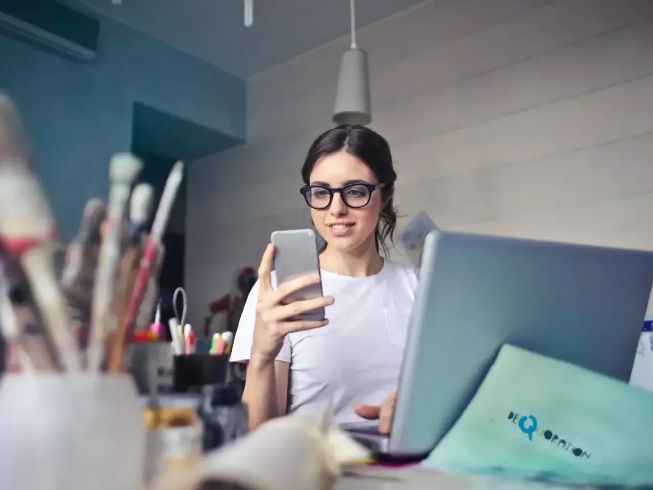 Girl on Phone