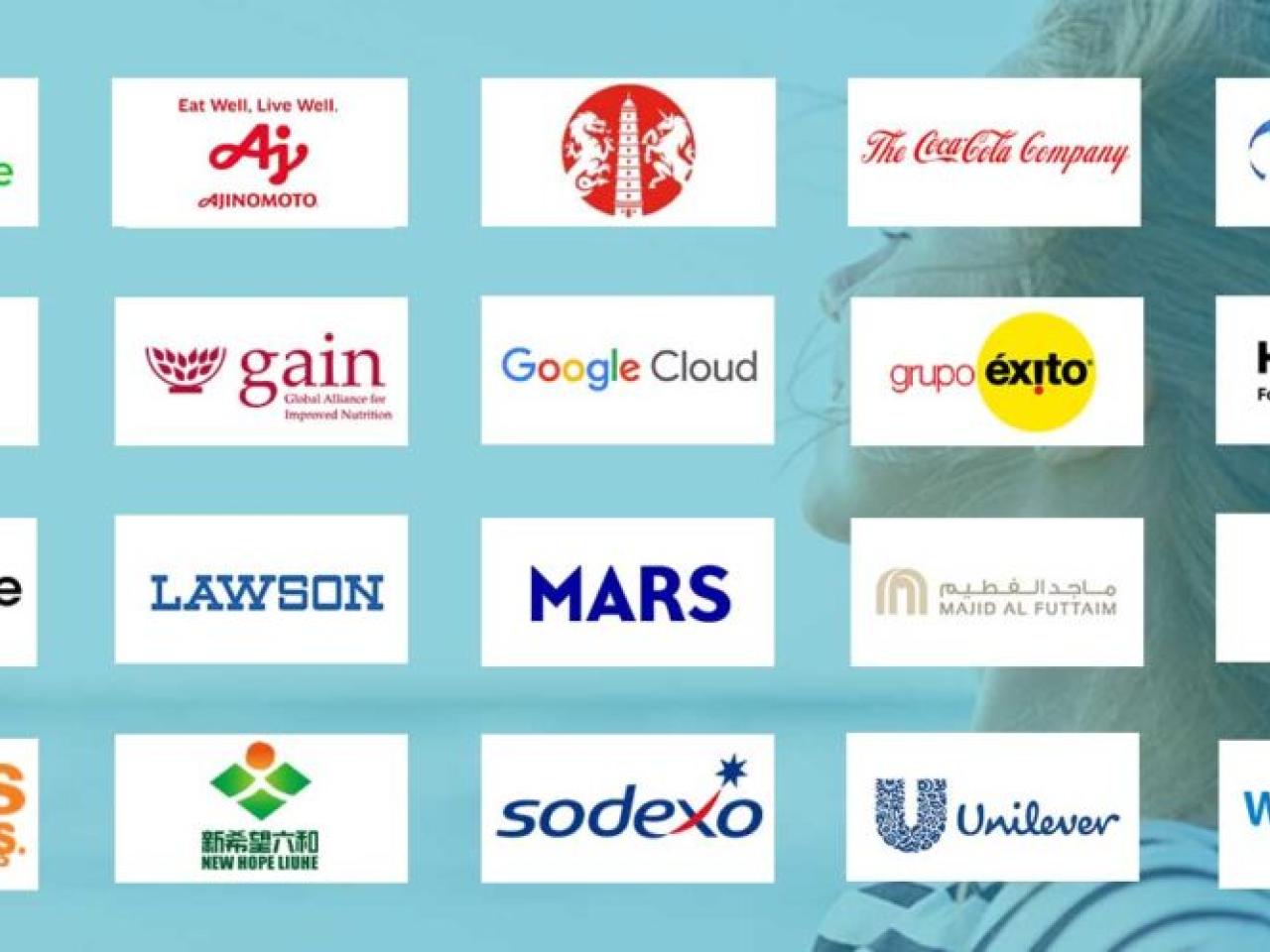 Logos of supporting businesses.