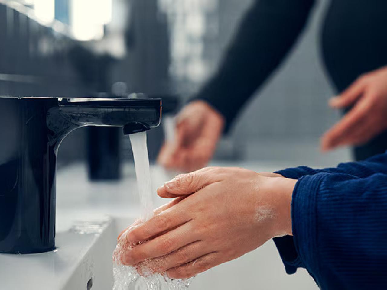 Inclusive hygiene supports the needs of as many as possible in the public restroom.