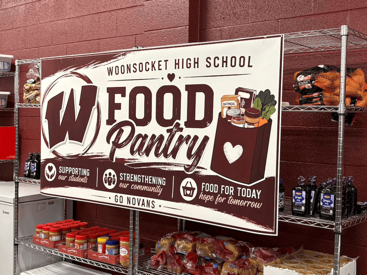 Woonsocket High School Food Pantry
