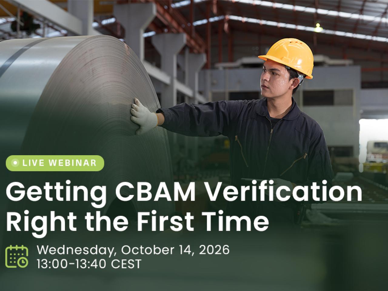 Getting CBAM Verification Right the First Time Visual