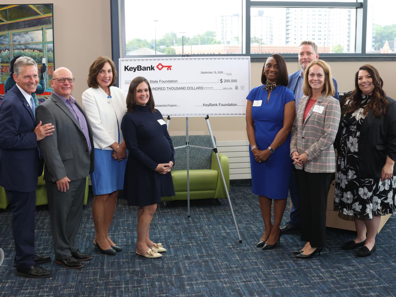 Stark State College and KeyBank leadership