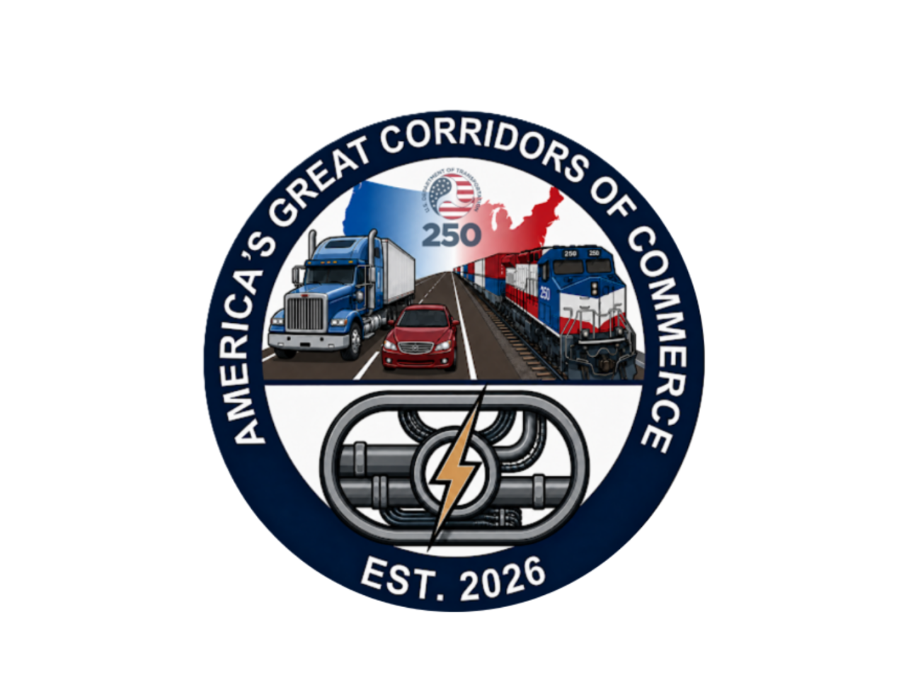Logo for the America's Great Corridors of Commerce initiative