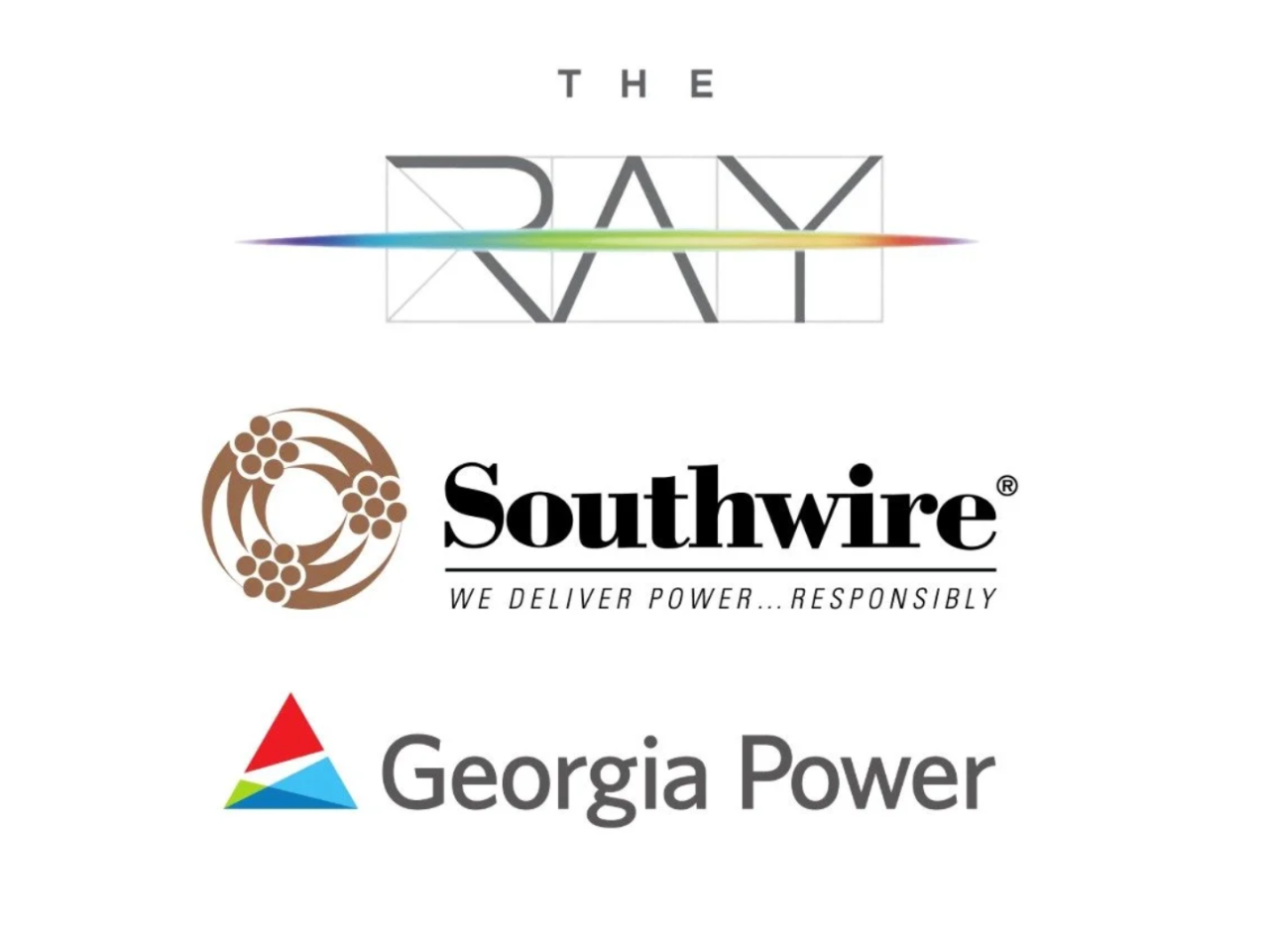 Logos from The Ray, Southwire and Georgia Power