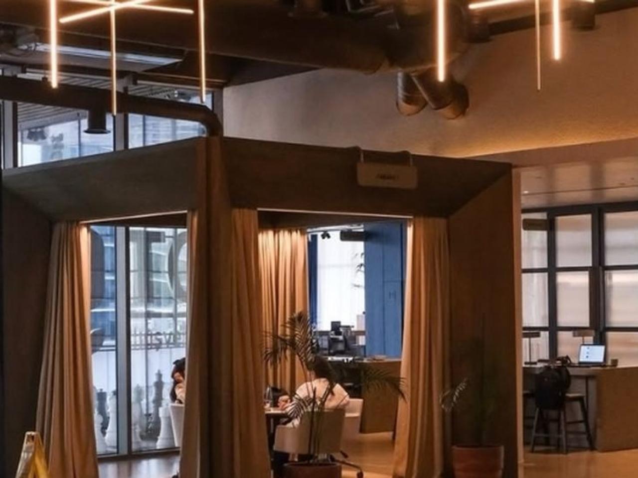 Interior of a workspace