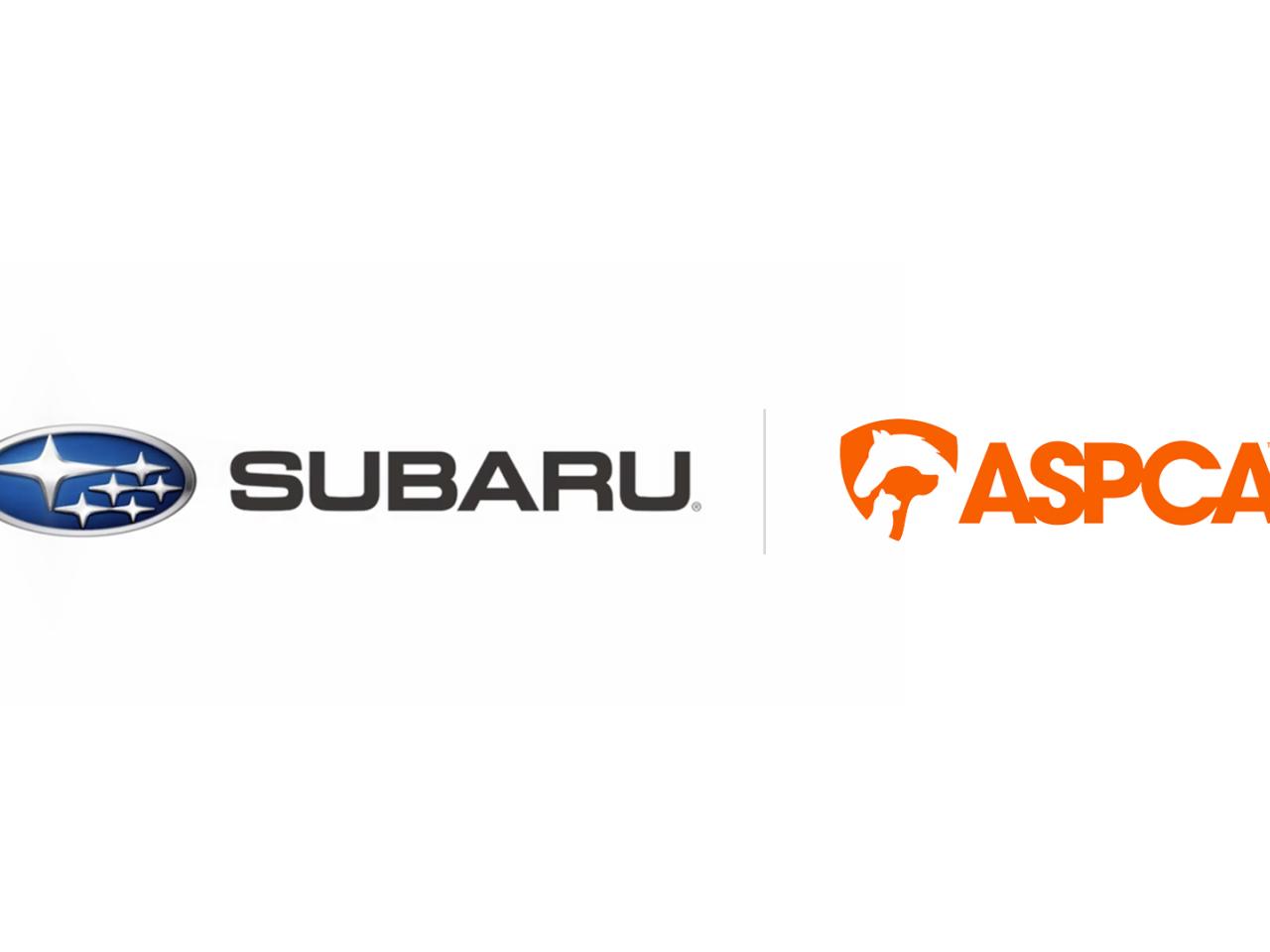 Subaru and ASPCA logos