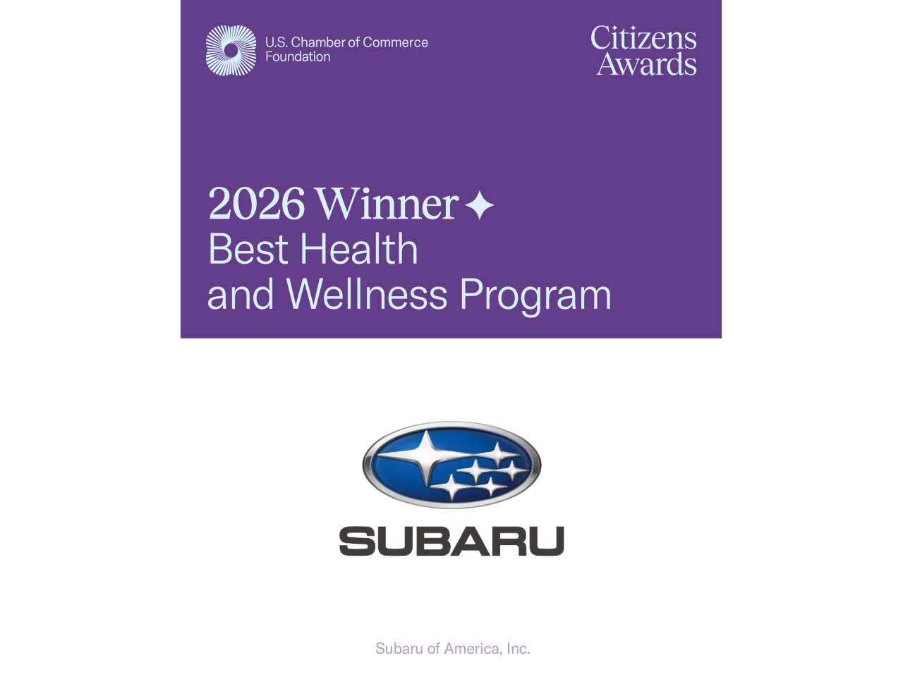 2026 Winner, Best Health and Wellness Program