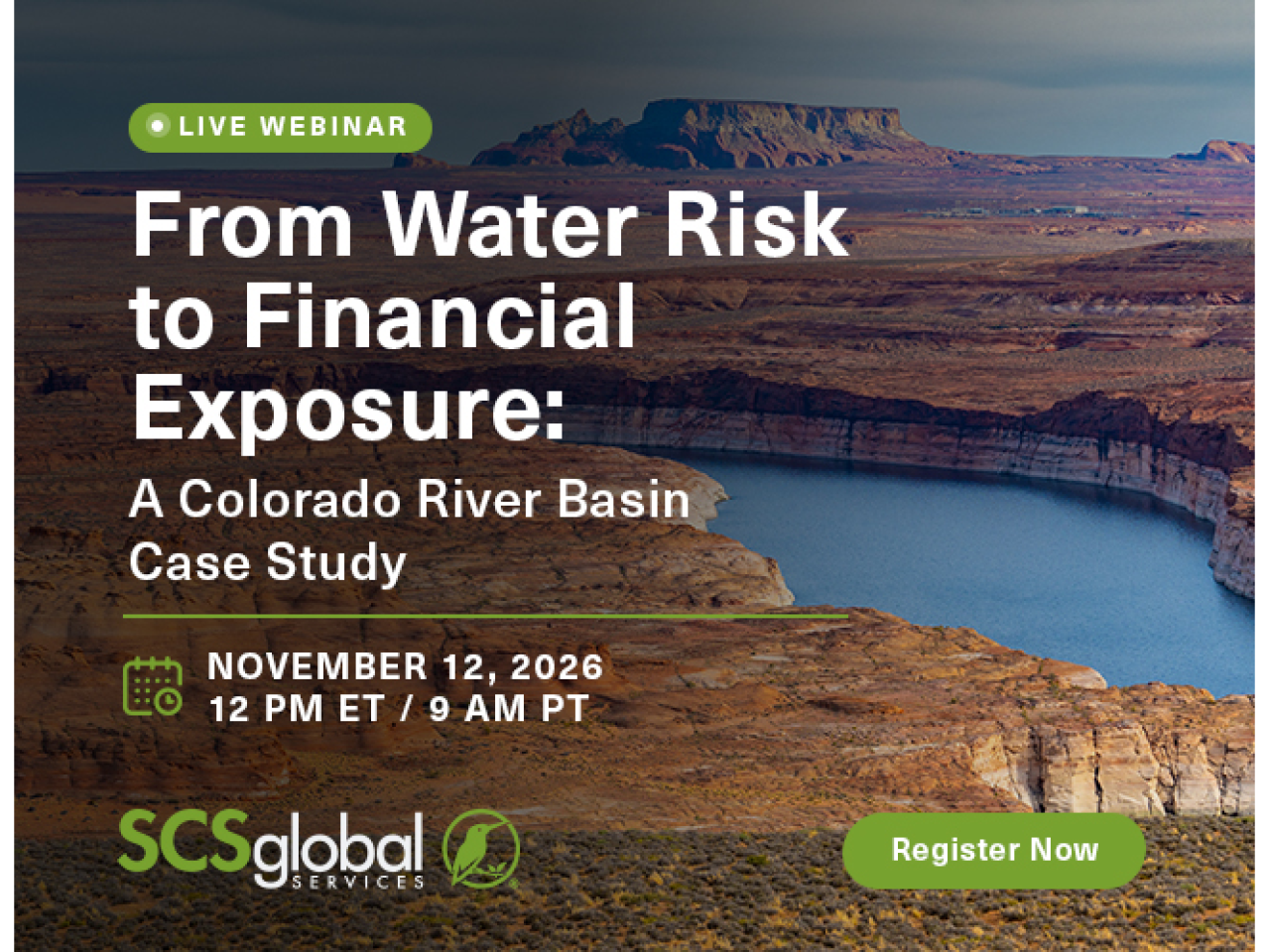 Webinar: From Water Risk to Financial Exposure: A Colorado River Basin Case Study